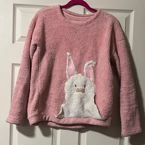 Pink Fuzzy Bunny Sweater